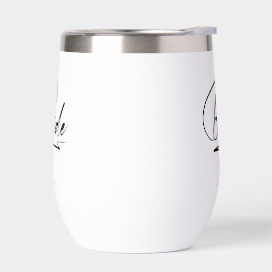 Moderne kalligraphische Bride Black ID1025 (Links)