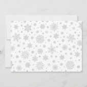 Moderne kalligraphische FotoCollage Weihnachten Karte (Rückseite)