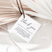 Moderne kalligraphische Hochzeit Danke Ihnen für d