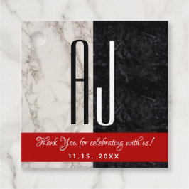 Moderne kalligraphische Hochzeit Geschenkanhänger