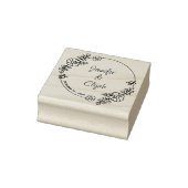 Moderne kalligraphische Hochzeit Gummistempel (Stempel)