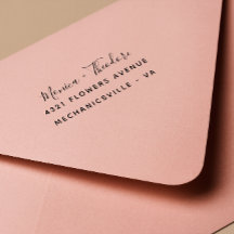 Moderne kalligraphische Hochzeit