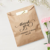 Moderne kalligraphische Hochzeit Vielen Dank Geschenktütchen (Versiegelt)