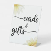 Moderne kalligraphische Hochzeitkarten und Geschen Sockelschild (Vorderseite)