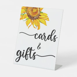 Moderne kalligraphische Hochzeitkarten und Geschen Sockelschild