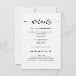 Moderne kalligraphische Hochzeitskarte Einladung