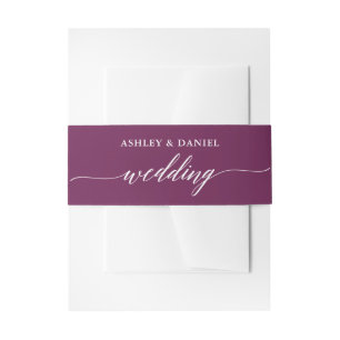 Moderne kalligraphische Hochzeitssaison Einladungsbanderole