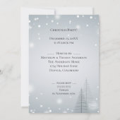 Moderne kalligraphische Jahreszeit der Joy Winter  Einladung (Rückseite)