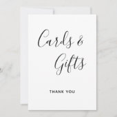 Moderne kalligraphische Karten und Geschenke Hochz (Vorderseite)