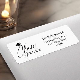 Moderne kalligraphische Klasse der Abschluss-Adres