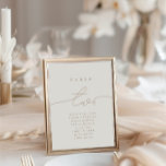 Moderne kalligraphische neutrale Tabelle Zwei Tisc<br><div class="desc">Das Design besticht durch einen handgeschriebenen Schriftart und modernes minimalistisches Design. Konzipiert zur Koordination mit der "Natural Glam" Wedding Invitation Collection. Um Details zu ändern, klicken Sie auf "Diese Vorlage personalisieren", "Details". Um den Text zu verschieben oder die Größe, den Schriftart oder die Farbe zu ändern, klicken Sie auf "Bearbeiten...</div>