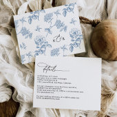 Moderne kalligraphische Schrift Einfache Hochzeit Begleitkarte