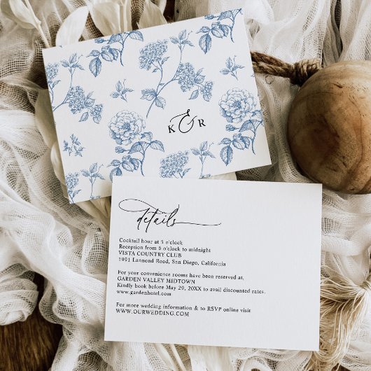 Moderne kalligraphische Schrift Einfache Hochzeit Begleitkarte