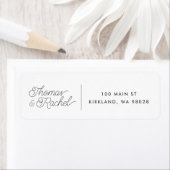 Moderne kalligraphische Script-Hochzeitsskritik -  (Insitu)