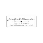 Moderne kalligraphische Script-Hochzeitsskritik -  Permastempel (Design)