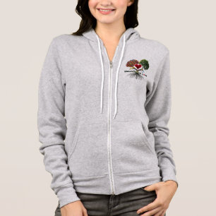 Moderne Kapuzenjacke mit Reißverschluss und beding Hoodie