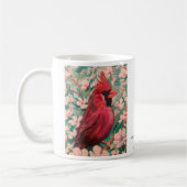 Moderne Kardinal-Malerei mit Reds & Whites Kaffeetasse (Links)