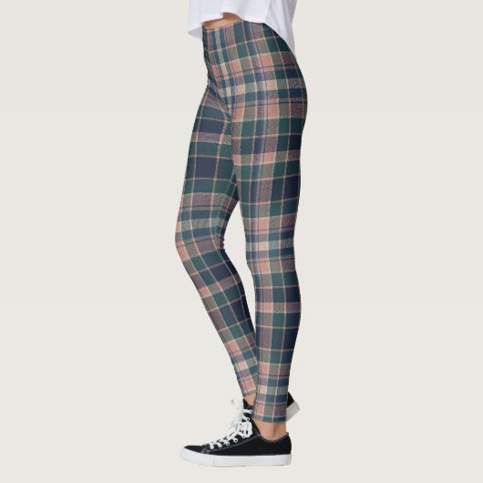 Moderne Karierte Harmonie Leggings (Links)