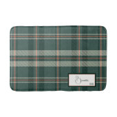 Moderne Karierte Juniper Bath Mat Badematte (Vorderseite)