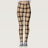 Moderne karierte Leggings (Vorderseite)