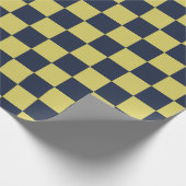 Moderne karierte Muster-Wrap-Rolle Geschenkpapier (Ecke)