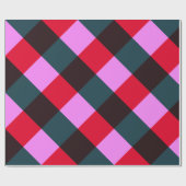 Moderne Karo-Geschenkpapier Geschenkpapier (Flach)