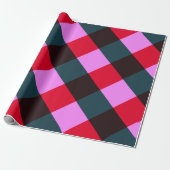 Moderne Karo-Geschenkpapier Geschenkpapier (Ungerollt)