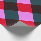 Moderne Karo-Geschenkpapier Geschenkpapier (Ecke)