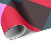 Moderne Karo-Geschenkpapier Geschenkpapier (Rolleneckpunkt)