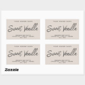 Moderne Karosseriebutter, einfach, elegant Rechteckiger Aufkleber (Blatt)