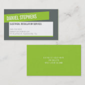 MODERNE KARTE cooler Kalkgrün (Vorne/Hinten)