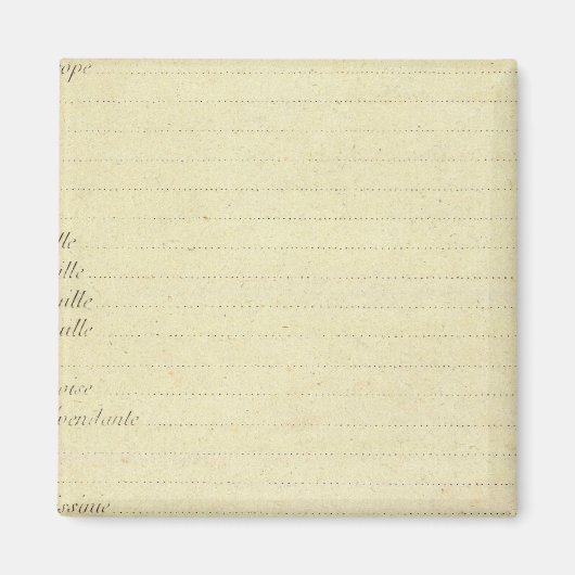 Moderne Karte Magnet (Vorne)