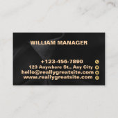 MODERNE Karte mit Blumenschminken (Rückseite)