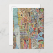 Moderne Karte von New York I (Vorne/Hinten)