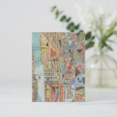 Moderne Karte von New York I (Stehend Vorderseite)