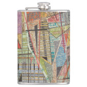 Moderne Karte von New York I Flachmann (Vorderseite)