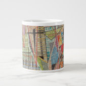 Moderne Karte von New York I Jumbo-Tasse (Vorderseite)