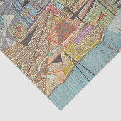 Moderne Karte von New York I Seidenpapier (Ausschnitt)