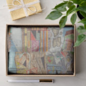 Moderne Karte von New York I Seidenpapier (Geschenk)