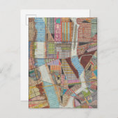 Moderne Karte von New York II (Vorne/Hinten)