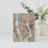 Moderne Karte von New York II (Stehend Vorderseite)