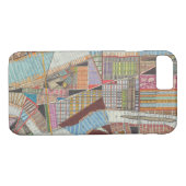 Moderne Karte von New York II Case-Mate iPhone Hülle (Rückseite (Horizontal))