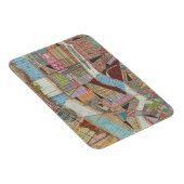 Moderne Karte von New York II Magnet (Rechte Seite)