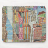 Moderne Karte von New York III Mousepad (Vorne)