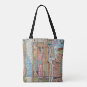 Moderne Karte von New York III Tasche (Rückseite)