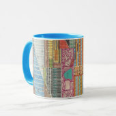 Moderne Karte von New York III Tasse (Vorderseite Links)