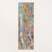 Moderne Karte von New York III Yogamatte (Rückseite)
