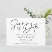 Moderne Karte zur Hochzeitseinladung (Stehend Vorderseite)