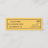 Moderne Karten der Halloween-Partyeinladung (Rückseite)