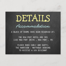 Moderne Karton-Karten für Hochzeitsszenografie Begleitkarte